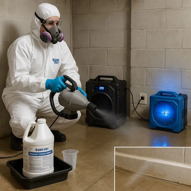 Sanitization and Odor Removal process in Westmont, PA